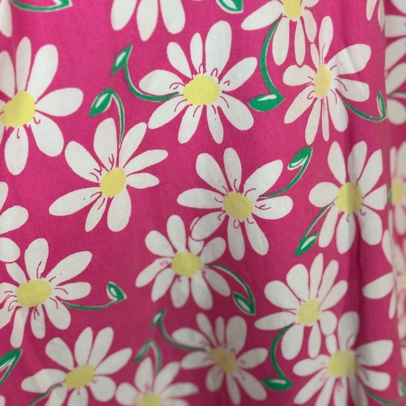 Lilly Pulitzer Vintage Pink Floral Dress Size 10 - Picture 5 of 14